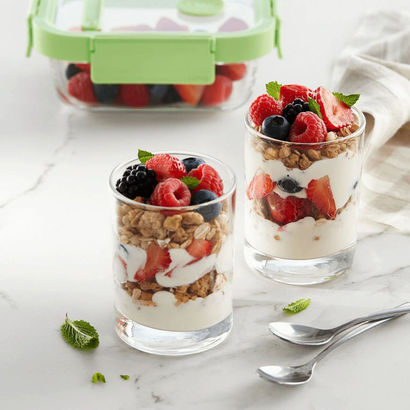 Lekue Glass Leakproof Container Rectangular 370ml