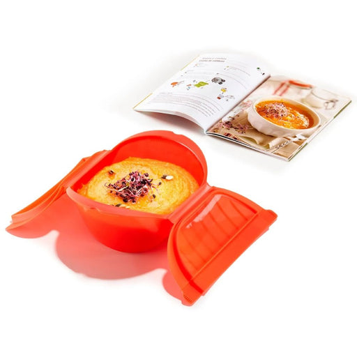 Lekue One Pot Cooking Kit Spanish Red 3 4 Person - Microwave Cookware - Lighting.co.za