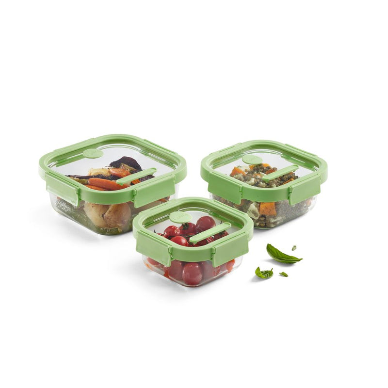 Lekue Glass Leakproof Food Storage Container Rectangular 640ml