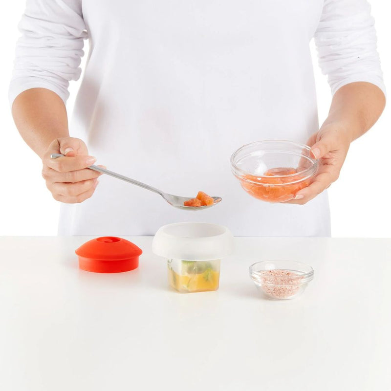Lekue Microwave Ovo Egg Cooker Set of 2 Red & Transparent
