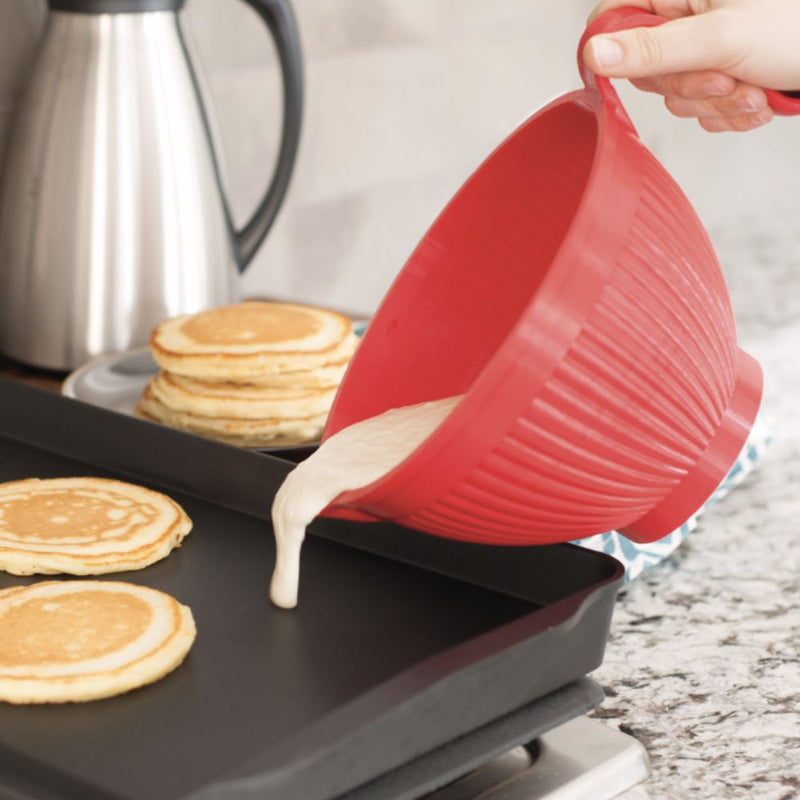 Nordic Ware Better Batter Bowl – White and Red - Lighting.co.za