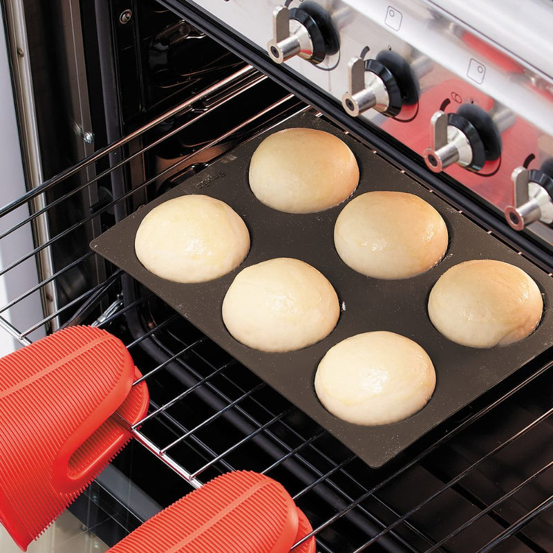 Lekue Roll Bread Silicone Mould 6 Hole