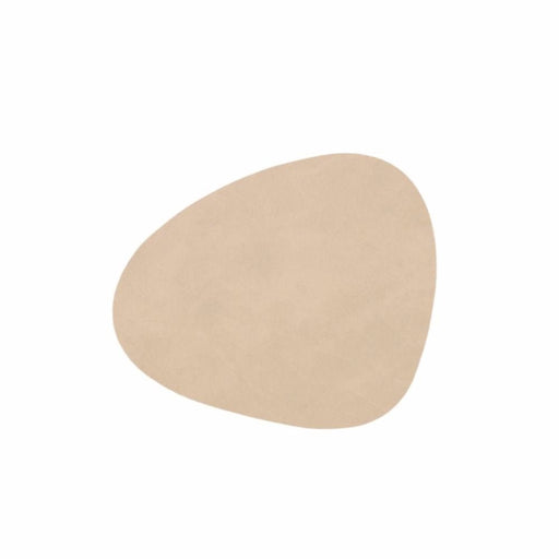 LIND DNA Nupo Recycled Leather Curve Coaster 11 x 13 cm - Lighting.co.za