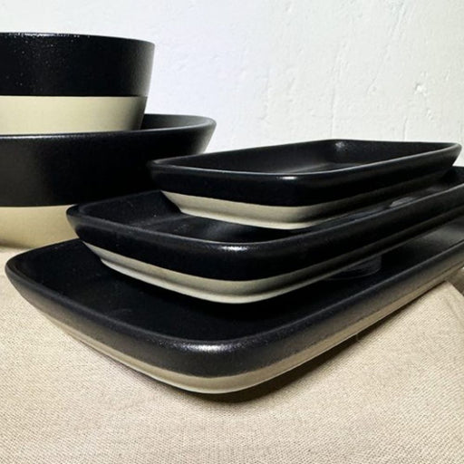Nova Mezzo Black Bowl 19 cm Set of 4 - Bowls - Lighting.co.za