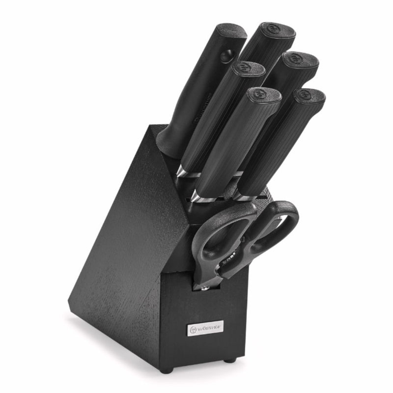 Wusthof Partner Knife Block Set 8-Piece Black - Knife Block Set - Lighting.co.za