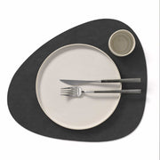 LIND DNA Corduroy Leather Table Mat Curved Large - Lighting.co.za