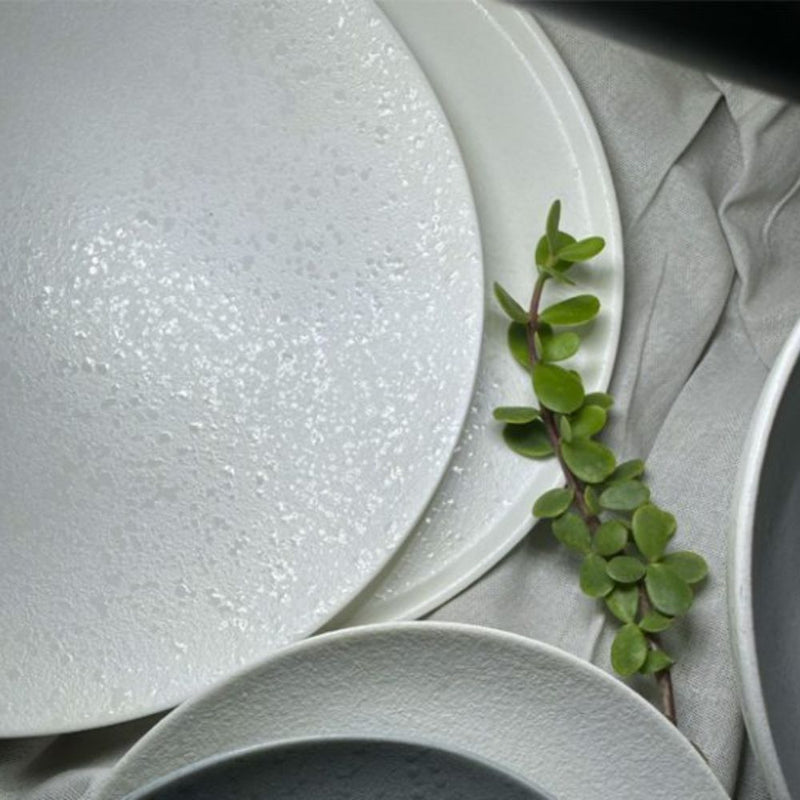 Nova Craft Nova Rain White Apex Plate Set 26cm Set of 3