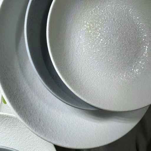 Nova Craft Nova Rain Grey Coupe Plate Set 17cm Set of 6 - Plates - Lighting.co.za