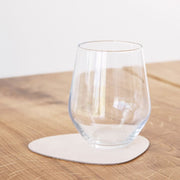 LIND DNA Nupo Recycled Leather Curve Coaster 11 x 13 cm - Lighting.co.za