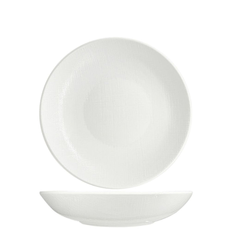 Nova Craft Nova Stitch White Coupe Bowl 19cm Set of 6