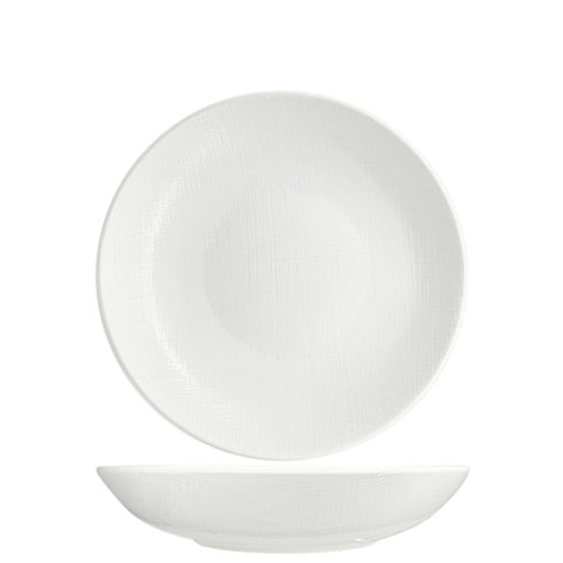 Nova Craft Nova Stitch White Coupe Bowl 19cm Set of 6 - Bowls - Lighting.co.za