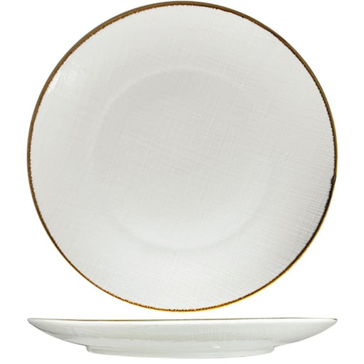 Nova Craft Nova Stitch Braun Coupe Plate 30cm set of 3 - Plates - Lighting.co.za