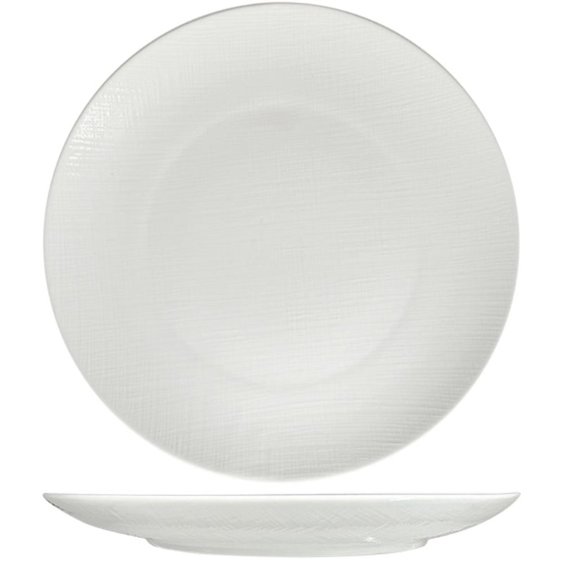 Nova Craft Nova Stitch White Coupe Plate 30cm Set of 3