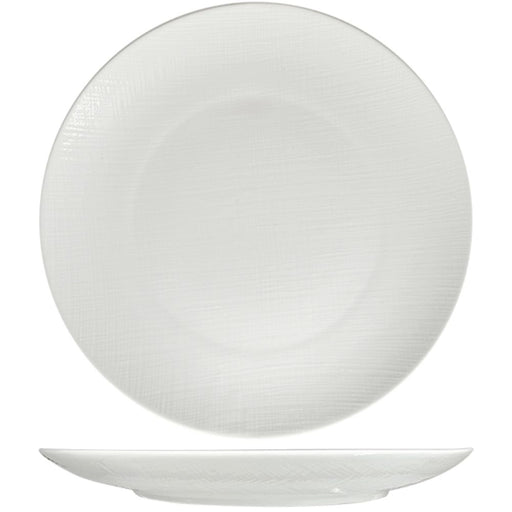 Nova Craft Nova Stitch White Coupe Plate 30cm Set of 3 - Plates - Lighting.co.za