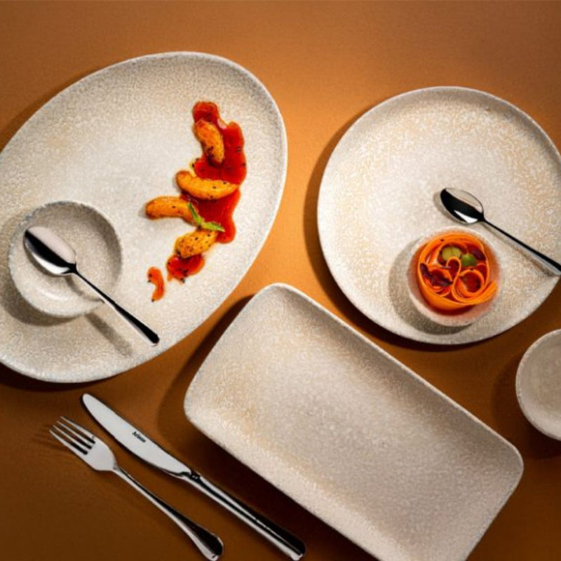 Ariane Rave Rectangular Plate 36 x 16.5 cm Set of 6 - Lighting.co.za