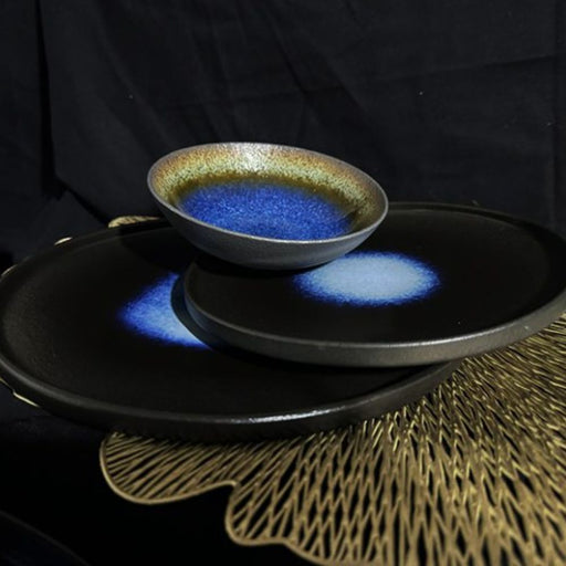 Nova Cosmic Metal Coupe Plate 27 cm Set of 3 - Plates - Lighting.co.za