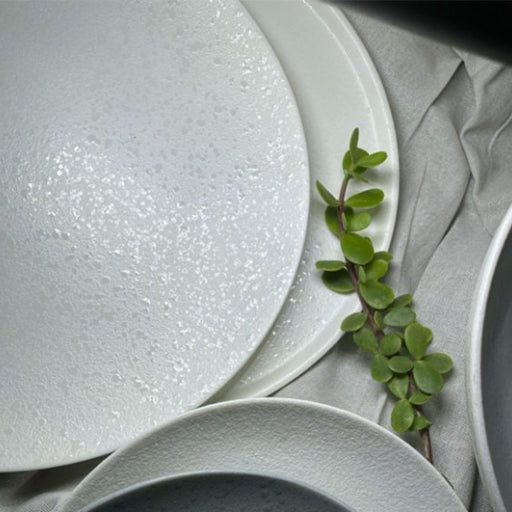 Nova Craft Nova Rain White Coupe Bowl Set 30cm Set of 2 - Bowls - Lighting.co.za