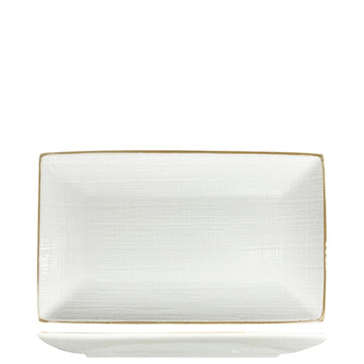 Nova Craft Nova Stitch Braun Rectangular Plate 27x16.5cm set of 4 - Plates - Lighting.co.za