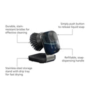 Joseph Joseph SinkTech™ Compact Soap Dispensing Washing Up Brush with Stand - Lighting.co.za