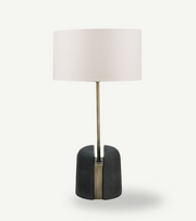 Marlow Antique Gold and Black Table Lamp - Lighting.co.za