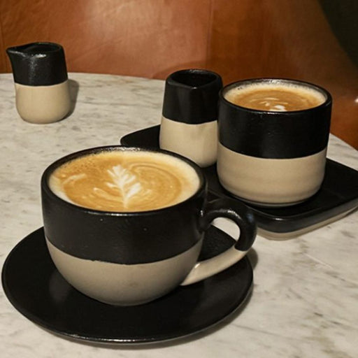 Nova Mezzo Black Saucer 14 cm Set of 12 - Saucers - Lighting.co.za