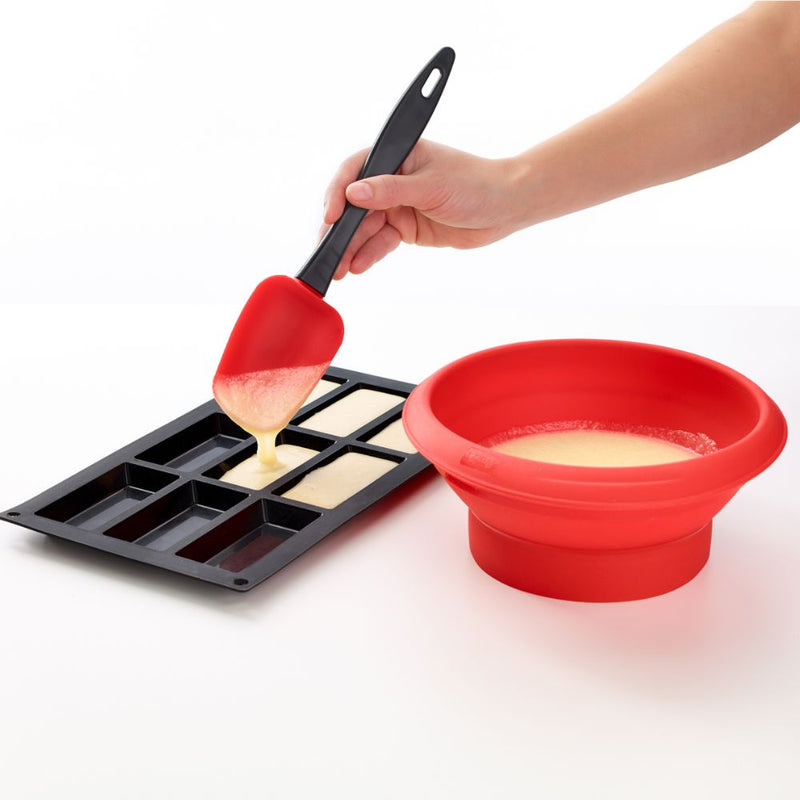 Lekue Financier Silicone Mould 9 Cavity Red or Black
