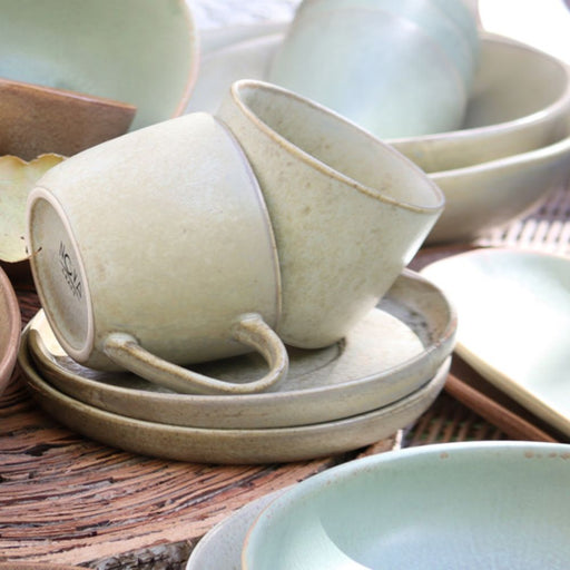 Nova Earth Sage Saucer 15 cm Set of 8 - Saucers - Lighting.co.za