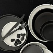 Nova Black Apex Bowl 25.5 cm Set of 3 - Lighting.co.za