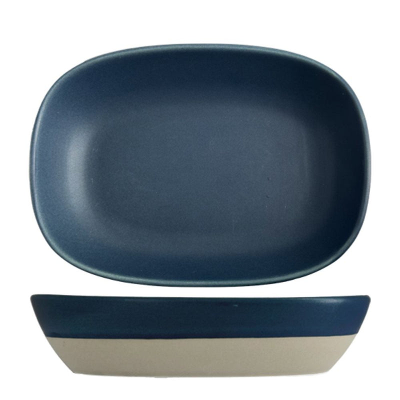 Nova Craft Nova Mezzo Blue Rectangular Bowl Set 17x12cm Set of 6