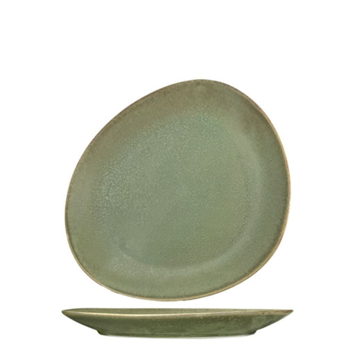 Nova Earth Sage Oblong Plate 23.5 cm Set of 6 - Plates - Lighting.co.za