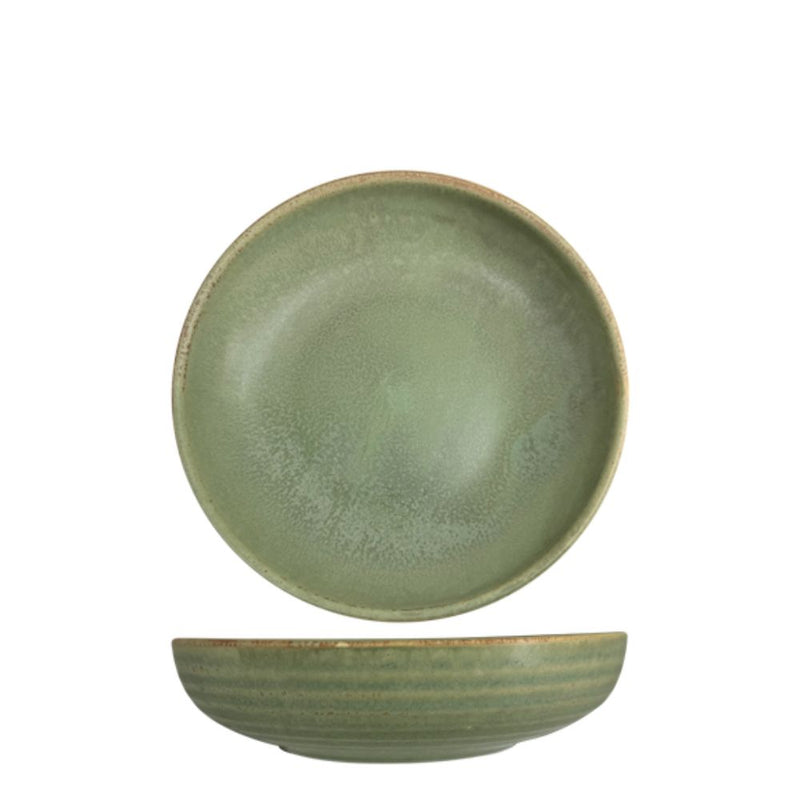 Nova Earth Sage Shallow Bowl 18 cm Set of 6