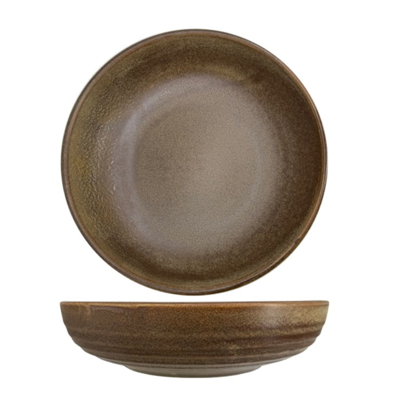 Nova Earth Mocha Coupe Bowl 22 cm Set of 4 - Lighting.co.za