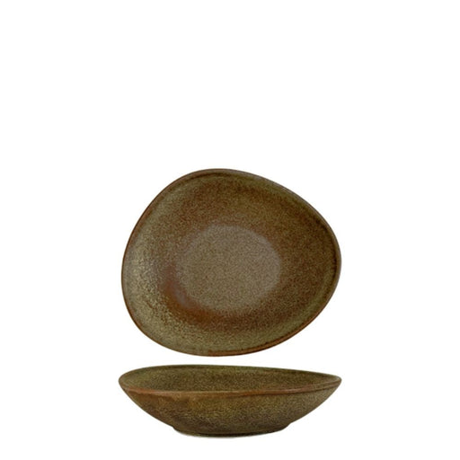 Nova Earth Mocha Oblong Deep Plate 13 cm Set of 8 - Plates - Lighting.co.za