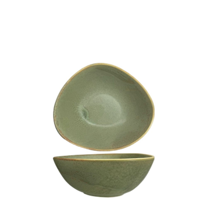 Nova Earth Sage Oblong Bowl 15.5 cm Set of 8