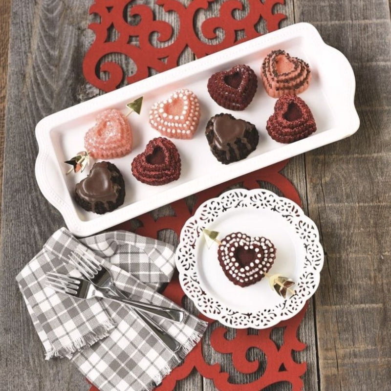 Nordic Ware Tiered Heart Cakelet Pan - Lighting.co.za