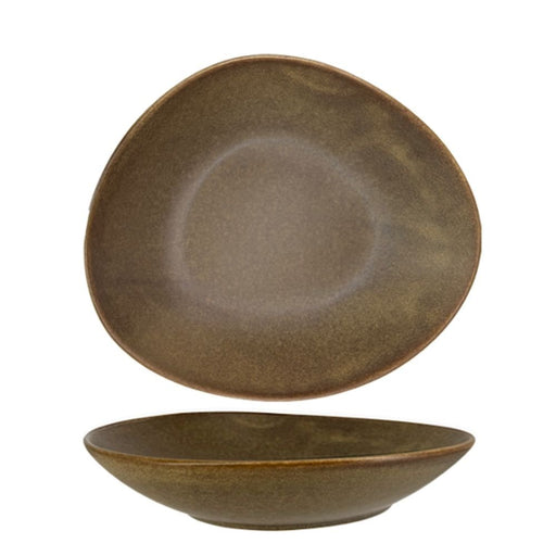 Nova Earth Mocha Oblong Plate 24 cm Set of 6 - Plates - Lighting.co.za