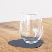 LIND DNA Nupo Recycled Leather Curve Coaster 11 x 13 cm - Lighting.co.za