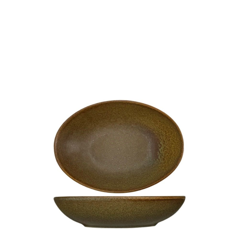Nova Earth Mocha Oval Bowl 14.5 cm Set of 8