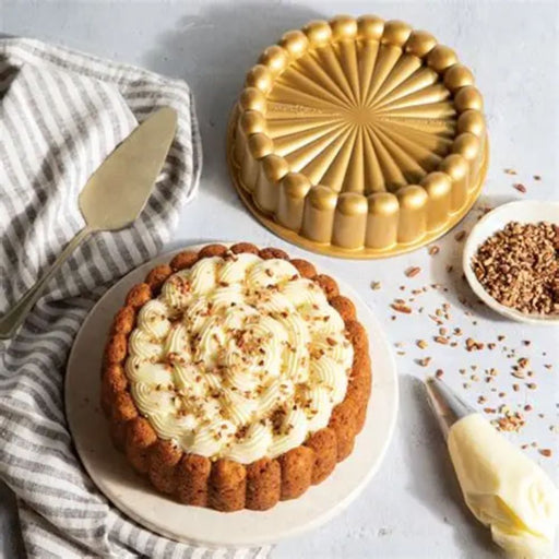 Nordic Ware Gold Charlotte Cake Pan - Lighting.co.za