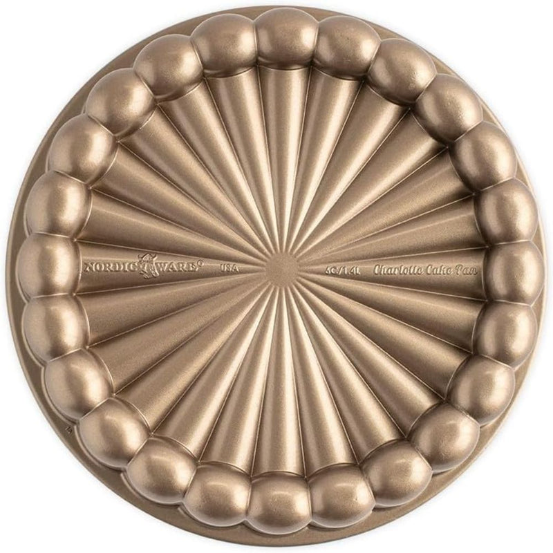 Nordic Ware Gold Charlotte Cake Pan - Lighting.co.za
