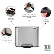 Brabantia Bo Pedal Bin 36L - Lighting.co.za
