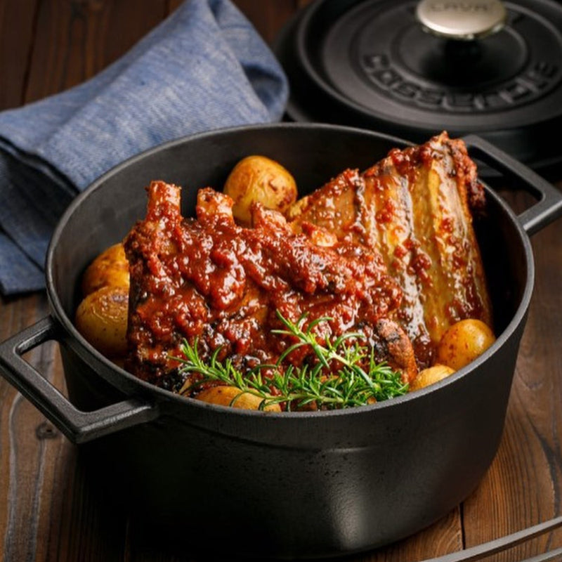 LAVA Enameled Cast Iron Round Casserole 20cm 2.82 L - Lighting.co.za
