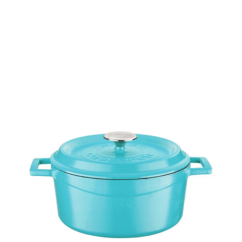 LAVA Enameled Cast Iron Round Casserole 24 cm 4.49L - Lighting.co.za
