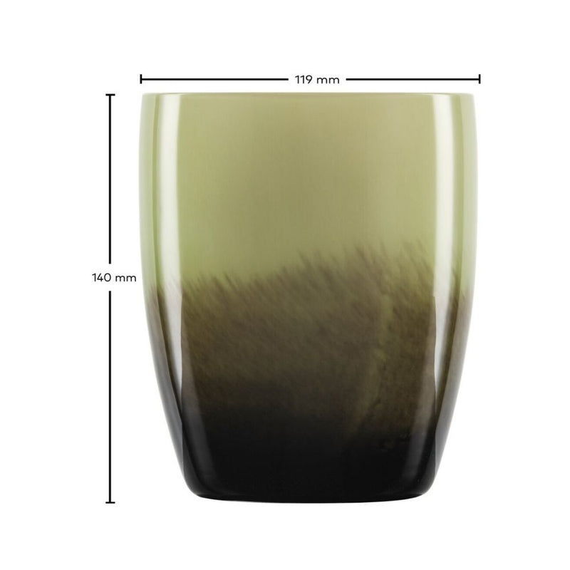 Zwiesel Glas Shadow Olive Vase Small 14cm