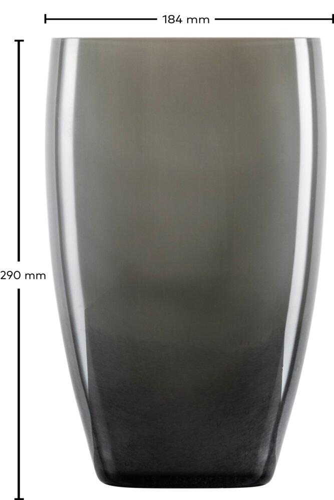 Zwiesel Glas Shadow Stone Vase Large 29cm