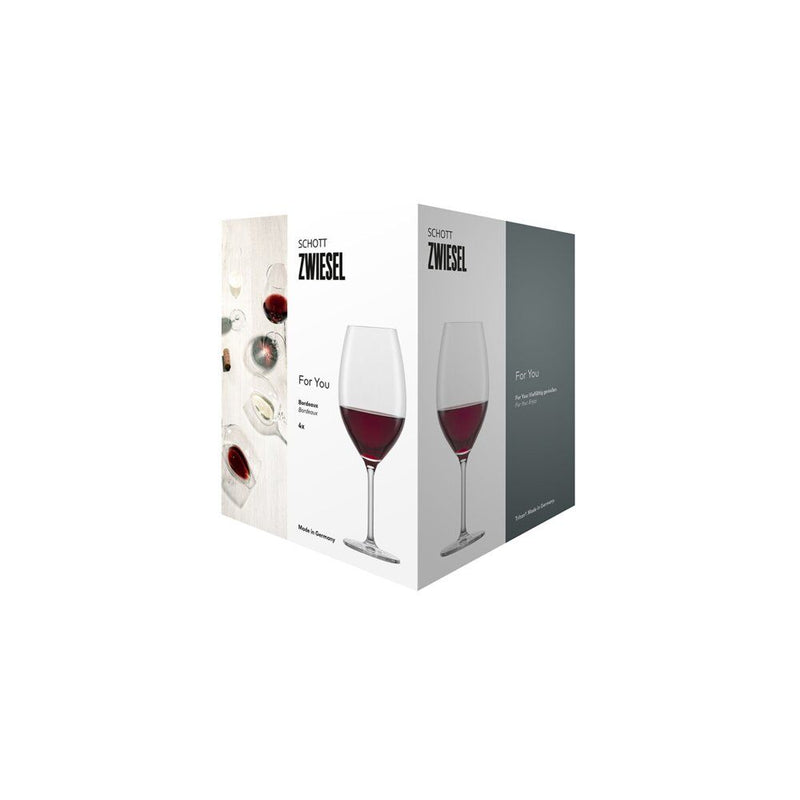 Zwiesel Glas For You Bordeaux Wine Glass 600ml Set of 4