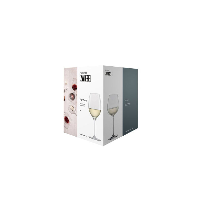 Zwiesel Glas For You Chardonnay Wine Glass 368ml Set of 4