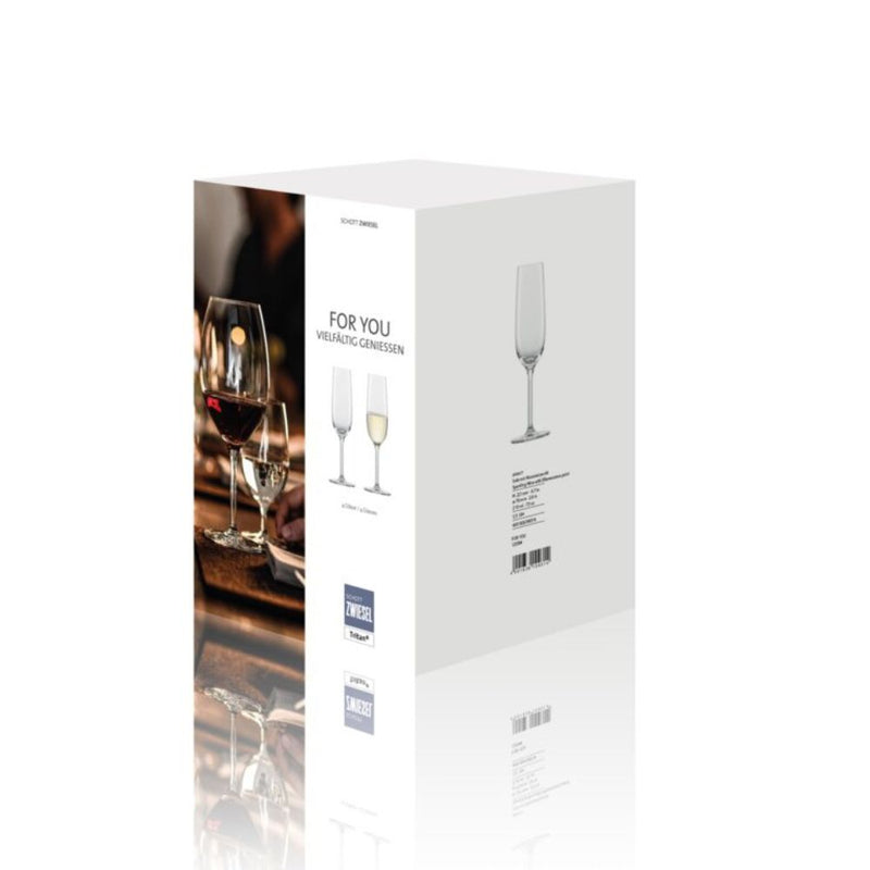 Zwiesel Glas For You Sparkling Wine Glass 210ml Set of 4