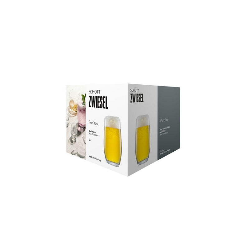 Zwiesel Glas For You Beer Tumbler 430ml Set of 4
