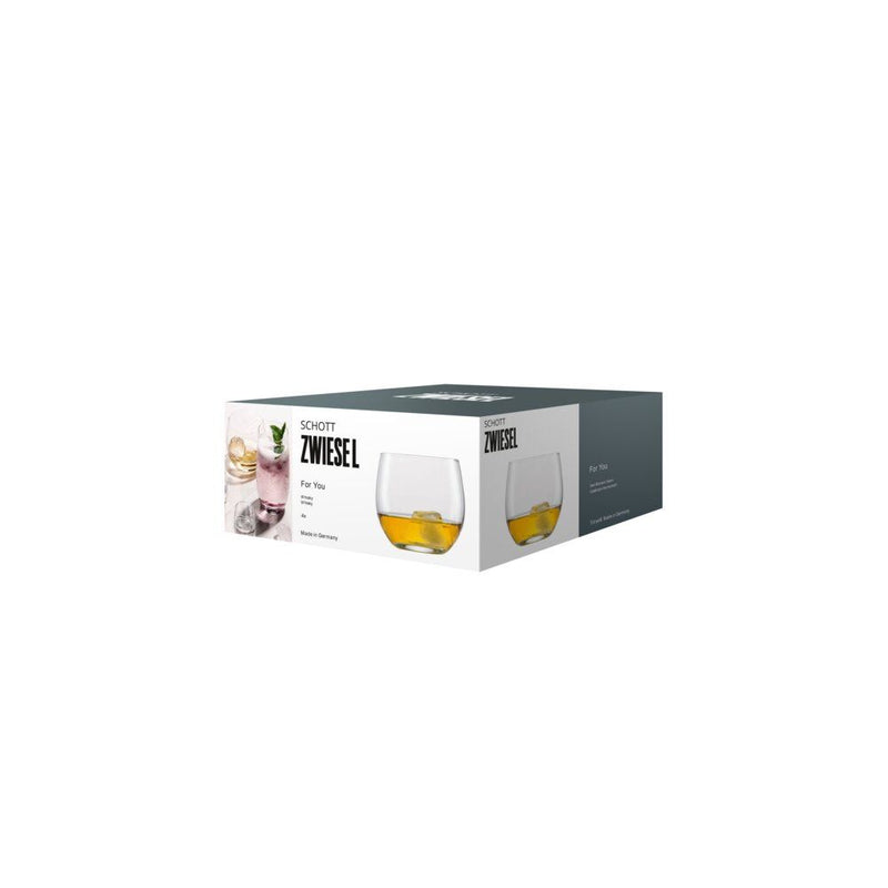 Zwiesel Glas For You Whisky Tumbler 400ml Set of 4